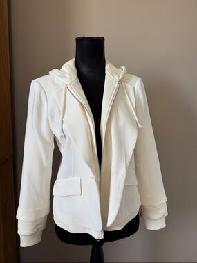 Cinq a Sept Kloe Zip-Up Hoodie  Blazer